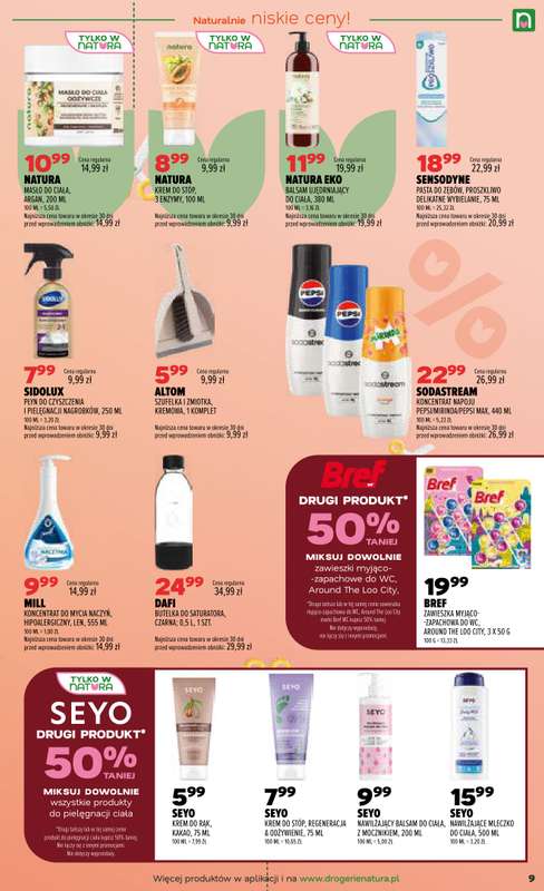 Drogerie Natura - gazetka promocyjna Gazetka od czwartku 15.10 do środy 21.10 - strona 9