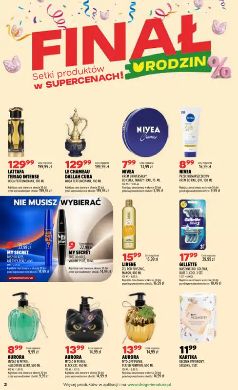 Drogerie Natura - gazetka promocyjna Gazetka od czwartku 15.10 do środy 21.10 - strona 2