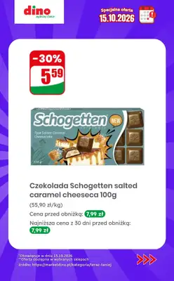 Dino - gazetka promocyjna Specjalna oferta na 15.10.2026 - promocje spoza gazetki od czwartku 15.10 do czwartku 15.10 - strona 6