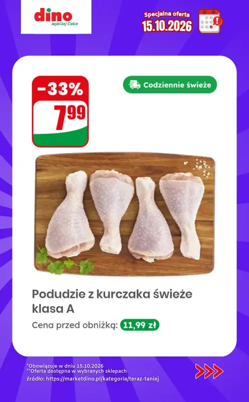 Dino - gazetka promocyjna Specjalna oferta na 15.10.2026 - promocje spoza gazetki od czwartku 15.10 do czwartku 15.10 - strona 3