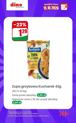 Dino - gazetka promocyjna Specjalna oferta na 15.10.2026 - promocje spoza gazetki od czwartku 15.10 do czwartku 15.10 - strona 10