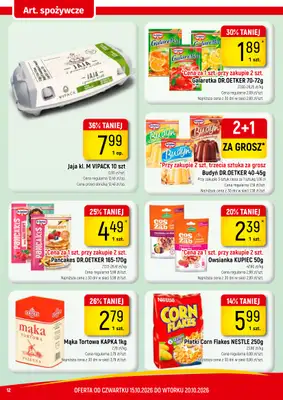 Delikatesy Piotruś Pan - gazetka promocyjna Gazetka od czwartku 15.10 do wtorku 20.10 - strona 12