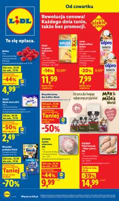 Lidl - gazetka promocyjna Oferta od czwartku od czwartku 15.10 do soboty 17.10