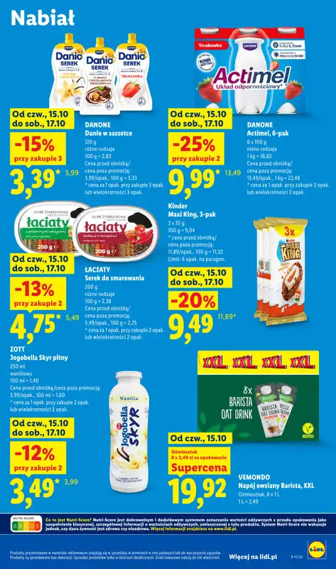 Lidl - gazetka promocyjna Oferta od czwartku od czwartku 15.10 do soboty 17.10 - strona 71