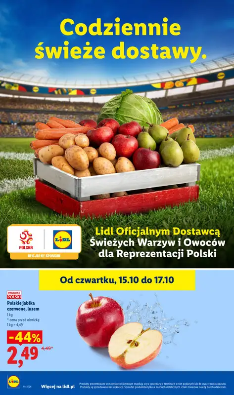 Lidl - gazetka promocyjna Oferta od czwartku od czwartku 15.10 do soboty 17.10 - strona 44