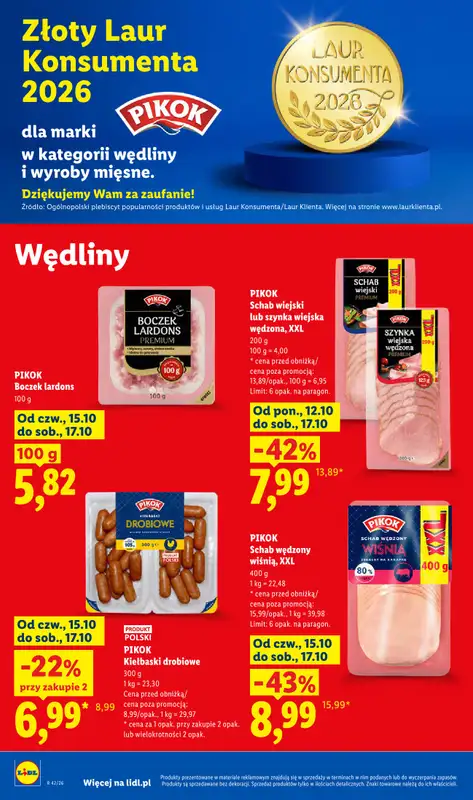 Lidl - gazetka promocyjna Oferta od czwartku od czwartku 15.10 do soboty 17.10 - strona 68