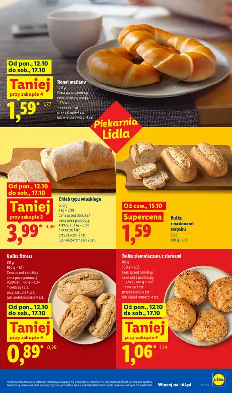 Lidl - gazetka promocyjna Oferta od czwartku od czwartku 15.10 do soboty 17.10 - strona 61