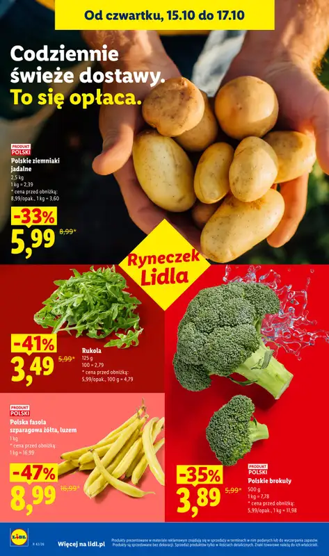 Lidl - gazetka promocyjna Oferta od czwartku od czwartku 15.10 do soboty 17.10 - strona 46