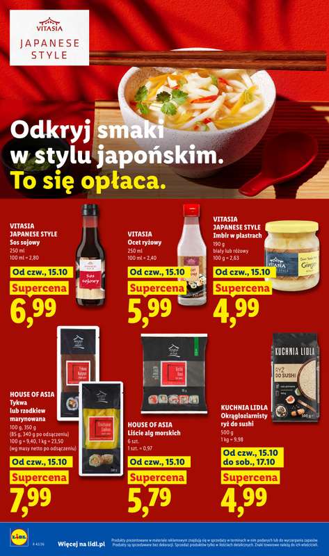 Lidl - gazetka promocyjna Oferta od czwartku od czwartku 15.10 do soboty 17.10 - strona 50