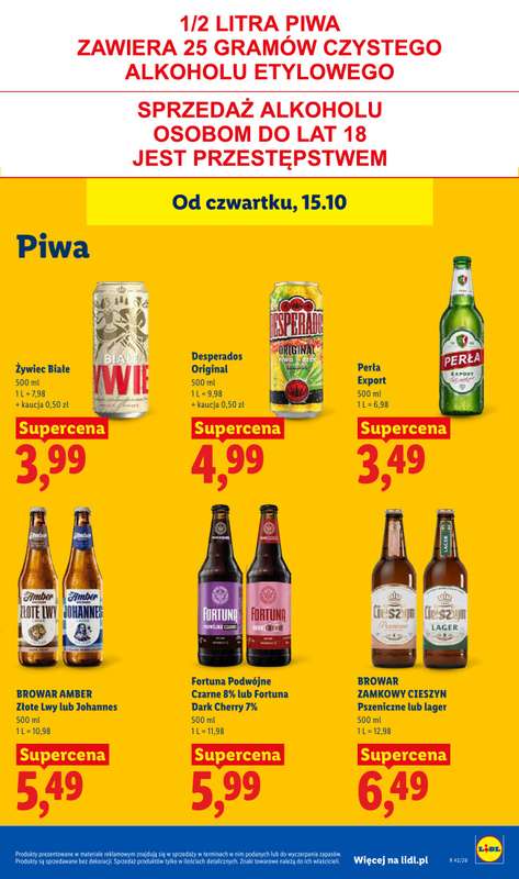 Lidl - gazetka promocyjna Oferta od czwartku od czwartku 15.10 do soboty 17.10 - strona 97