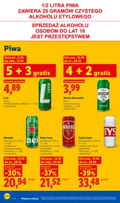 Lidl - gazetka promocyjna Oferta od czwartku od czwartku 15.10 do soboty 17.10 - strona 96