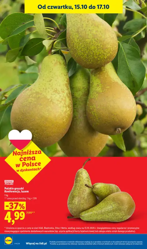 Lidl - gazetka promocyjna Oferta od czwartku od czwartku 15.10 do soboty 17.10 - strona 10