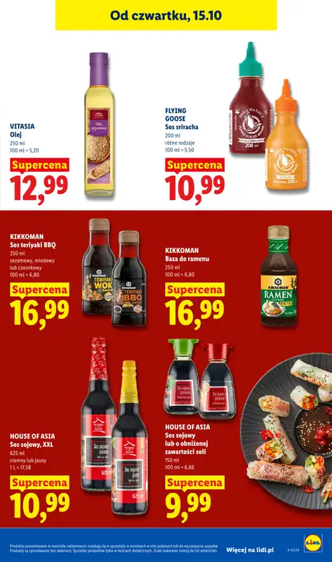 Lidl - gazetka promocyjna Oferta od czwartku od czwartku 15.10 do soboty 17.10 - strona 57