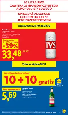 Lidl - gazetka promocyjna Oferta od czwartku od czwartku 15.10 do soboty 17.10 - strona 35