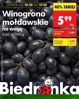 Biedronka - gazetka promocyjna Biedronkowe oszczędności od czwartku od czwartku 15.10 do soboty 17.10 - strona 7