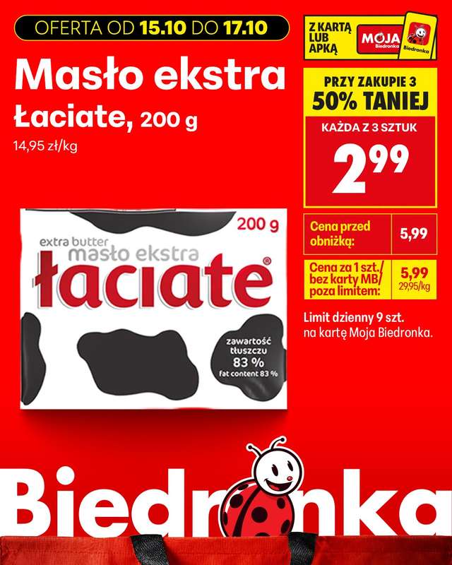 Biedronka - gazetka promocyjna Biedronkowe oszczędności od czwartku od czwartku 15.10 do soboty 17.10 - strona 4