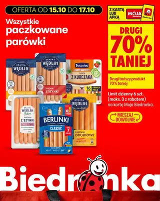 Biedronka - gazetka promocyjna Biedronkowe oszczędności od czwartku od czwartku 15.10 do soboty 17.10 - strona 15