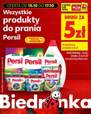 Biedronka - gazetka promocyjna Biedronkowe oszczędności od czwartku od czwartku 15.10 do soboty 17.10