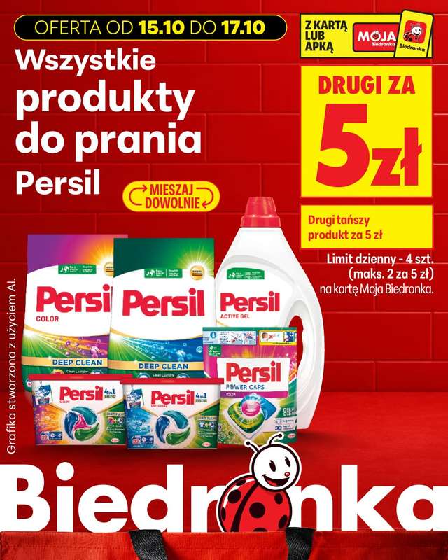 Biedronka - gazetka promocyjna Biedronkowe oszczędności od czwartku od czwartku 15.10 do soboty 17.10