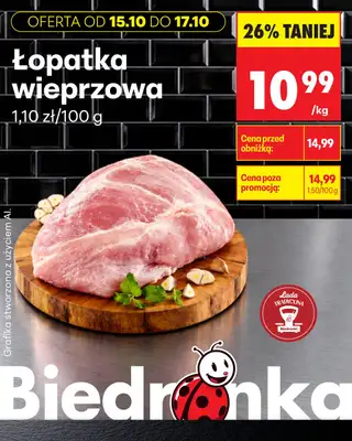 Biedronka - gazetka promocyjna Biedronkowe oszczędności od czwartku od czwartku 15.10 do soboty 17.10 - strona 11