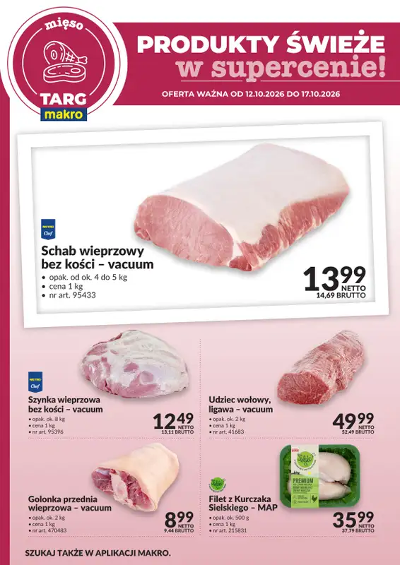 Makro - gazetka promocyjna Targ MAKRO - oferta świeża w super cenach! od poniedziałku 12.10 do soboty 17.10 - strona 2