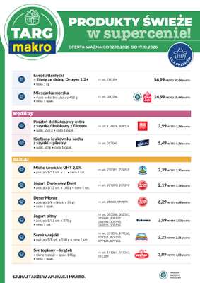 Makro - gazetka promocyjna Targ MAKRO - oferta świeża w super cenach! od poniedziałku 12.10 do soboty 17.10 - strona 7