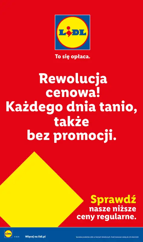 Lidl - gazetka promocyjna Rewolucja Cenowa! od środy 16.09 do czwartku 31.12