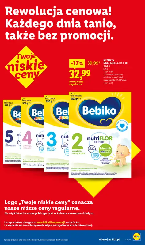 Lidl - gazetka promocyjna Rewolucja Cenowa! od środy 16.09 do czwartku 31.12 - strona 13