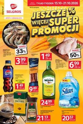 Selgros - gazetka promocyjna Jeszcze więcej super promocji! od czwartku 15.10 do środy 21.10
