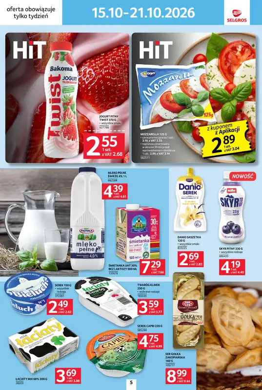 Selgros - gazetka promocyjna Jeszcze więcej super promocji! od czwartku 15.10 do środy 21.10 - strona 5