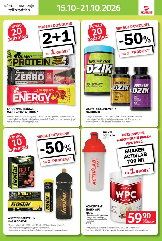 Selgros - gazetka promocyjna Jeszcze więcej super promocji! od czwartku 15.10 do środy 21.10 - strona 10