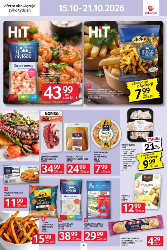 Selgros - gazetka promocyjna Jeszcze więcej super promocji! od czwartku 15.10 do środy 21.10 - strona 4