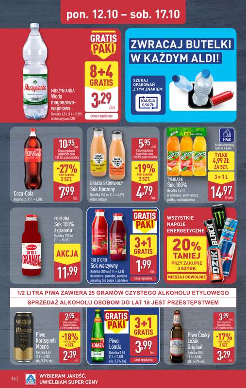 Aldi - gazetka promocyjna Pełny katalog! od poniedziałku 12.10 do soboty 17.10 - strona 30
