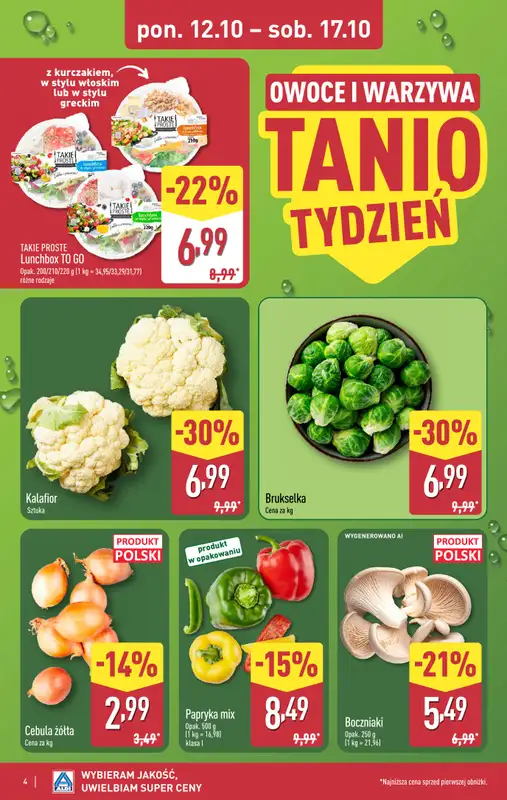 Aldi - gazetka promocyjna Pełny katalog! od poniedziałku 12.10 do soboty 17.10 - strona 4