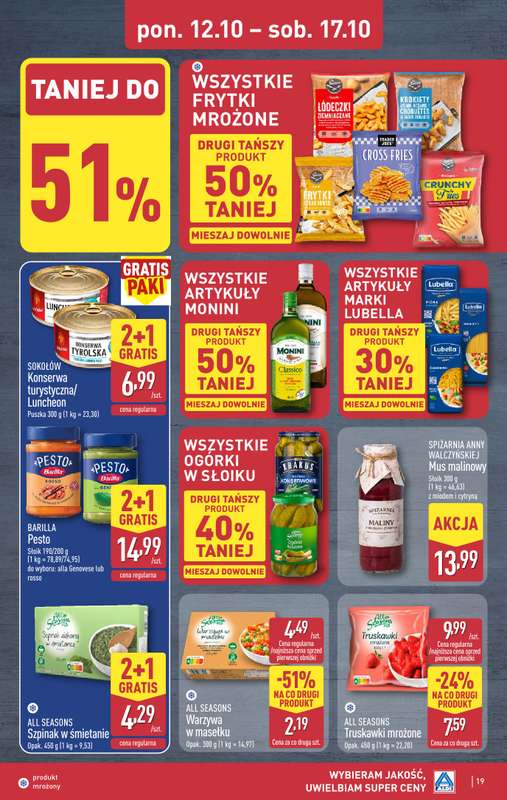 Aldi - gazetka promocyjna Pełny katalog! od poniedziałku 12.10 do soboty 17.10 - strona 19