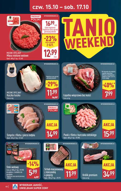 Aldi - gazetka promocyjna Pełny katalog! od poniedziałku 12.10 do soboty 17.10 - strona 46