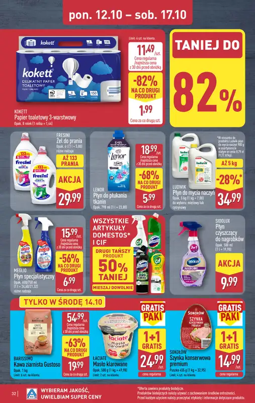 Aldi - gazetka promocyjna Pełny katalog! od poniedziałku 12.10 do soboty 17.10 - strona 32
