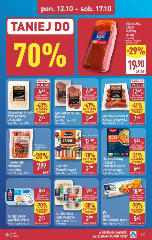Aldi - gazetka promocyjna Pełny katalog! od poniedziałku 12.10 do soboty 17.10 - strona 13