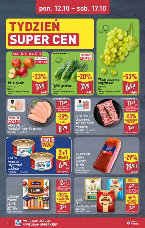 Aldi - gazetka promocyjna Weekend super cen w Aldi! od czwartku 15.10 do soboty 17.10 - strona 4