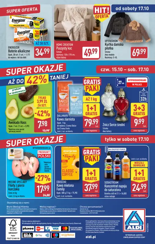 Aldi - gazetka promocyjna Weekend super cen w Aldi! od czwartku 15.10 do soboty 17.10 - strona 14