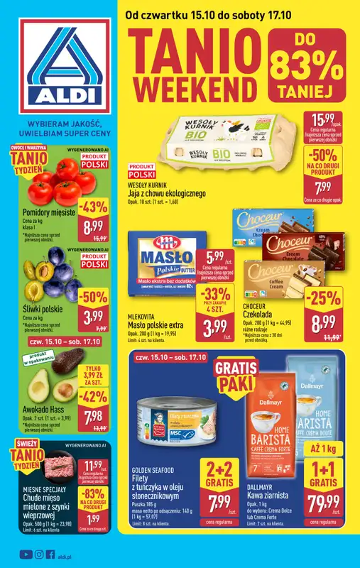 Aldi - gazetka promocyjna Weekend super cen w Aldi!  