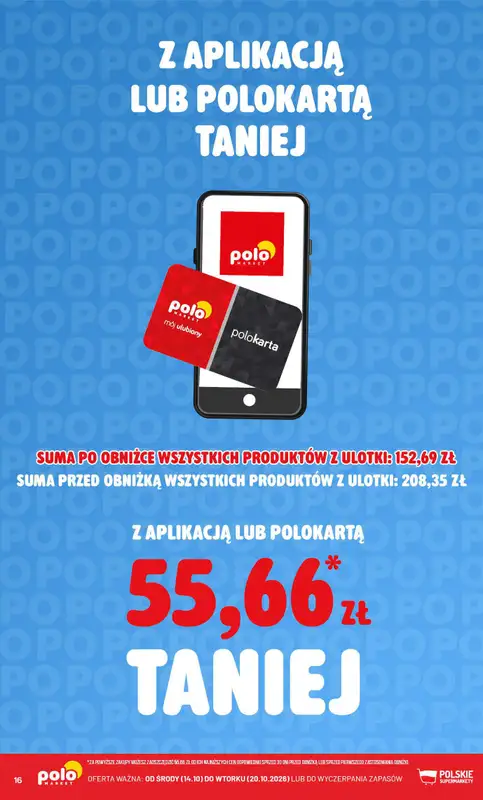 POLOmarket - gazetka promocyjna Kupuj taniej z aplikacją lub polokartą od czwartku 15.10 do wtorku 20.10 - strona 16