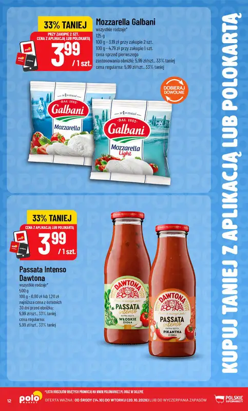 POLOmarket - gazetka promocyjna Kupuj taniej z aplikacją lub polokartą od czwartku 15.10 do wtorku 20.10 - strona 12