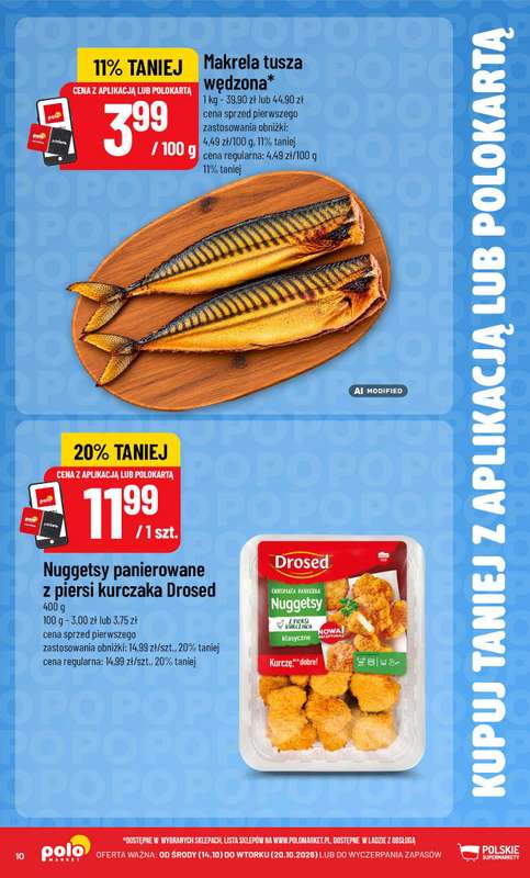 POLOmarket - gazetka promocyjna Kupuj taniej z aplikacją lub polokartą od czwartku 15.10 do wtorku 20.10 - strona 10