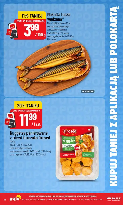 POLOmarket - gazetka promocyjna Kupuj taniej z aplikacją lub polokartą od czwartku 15.10 do wtorku 20.10 - strona 10