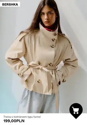 Bershka - gazetka promocyjna Trencze & płaszcze damskie od piątku 16.10  - strona 5