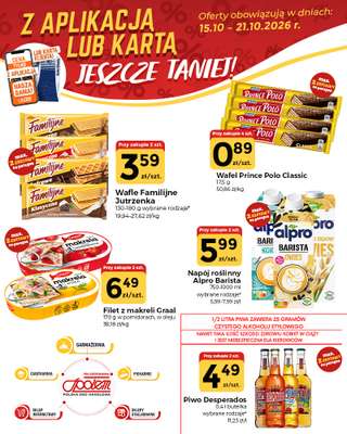 Społem Częstochowa - gazetka promocyjna Plakaty promocyjne od czwartku 15.10 do środy 21.10