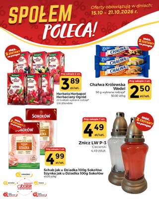 Społem Częstochowa - gazetka promocyjna Plakaty promocyjne od czwartku 15.10 do środy 21.10 - strona 3