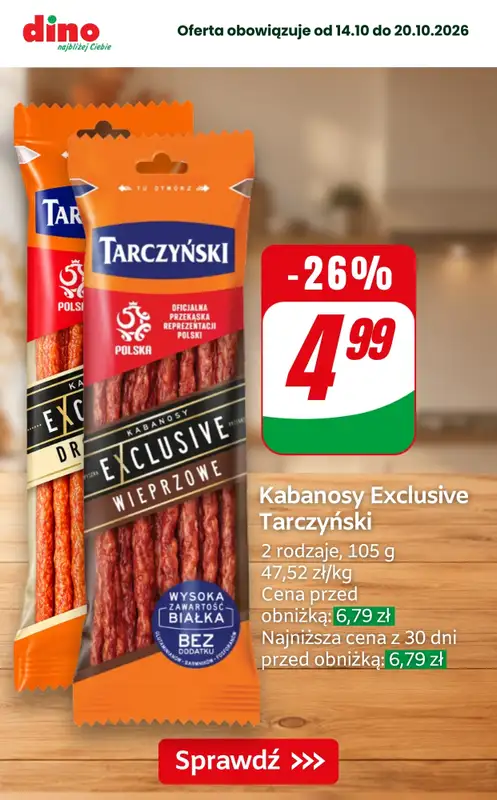 Dino - gazetka promocyjna PROMOCJE do -42% od piątku 16.10 do wtorku 20.10 - strona 4