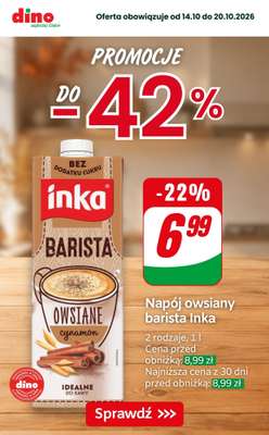 Dino - gazetka promocyjna PROMOCJE do -42% od piątku 16.10 do wtorku 20.10